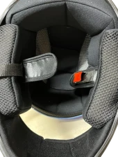 Motosiklet Düz Renk Eko Fullface Kask Siyah thumbnail 3