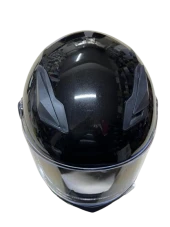 Motosiklet Düz Renk Eko Fullface Kask Siyah thumbnail 5