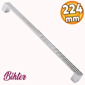 Bihter Mobilya Mutfak Dolabı Çekmece Dolap Kapak Kulpu Kulbu Metal Kulpları Siyah (224 MM-22.4 CM) thumbnail 1