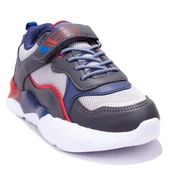 Pepino 1424 Lacivert Gri Ortopedik Günlük Erkek Çocuk Spor Ayakkabı - 1