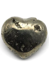 Pirit Doğal Taş Kalp Model Parça - 1