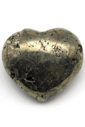 Pirit Doğal Taş Kalp Model Parça - 2