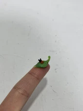 El Yapımı Mini Murano Cam Yaprak Üstü Uğur Böceği Biblo A155-09 thumbnail 4
