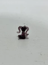 El Yapımı Mini Murano Cam Köpek Biblo A156-01 thumbnail 3