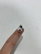 El Yapımı Mini Murano Cam Köpek Biblo A157-01 thumbnail 5