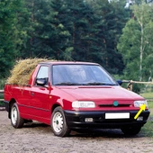 Skoda Pickup Pikap 1995-2001 Ön Sol Sinyal Lambası Beyaz 6U0953041A - 1