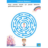 Çocuklara Süper Ötesi Labirent Bulmaca Kitabı (3-9 Yaş) - 2