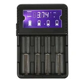 Powermaster 4 Amper 4.2 Volt Pil Şarj Cihazı Li-on Pil Şarj Cihazı 26650 18650 18350 14500 AA AAA SC C NİMH NİCD - 1
