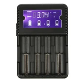 Powermaster 4 Amper 4.2 Volt Pil Şarj Cihazı Li-on Pil Şarj Cihazı 26650 18650 18350 14500 AA AAA SC C NİMH NİCD - 4
