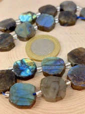Labradorit Taşı Şekilli Dizi (44390) thumbnail 1