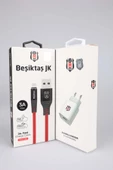 BEŞİKTAŞ ORJINAL LİSANSLI SAMSUNG ŞARJ KABLOSU ve ŞARJ ADAPTÖRÜ - 1