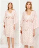 Cossy By Aqua 21542 Pudra Puantiyeli Lohusa Sabahlık thumbnail 2