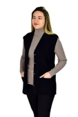 Kadın Cepli Triko Yelek BGL-ST03345 - 6