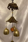 Deprem Zili Rüzgar Çanı Feng Sui 3 Lü Metal Çanlı thumbnail 5