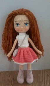 Kumral Bebek Amigurumi Organik Oyuncak - 1