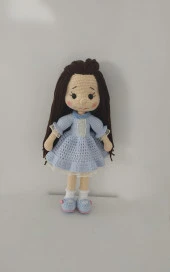 Dora Bebek Amigurumi Organik Oyuncak - 2