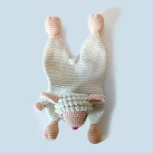 Müzik Kutulu Uyku Arkadaşı Kuzu Amigurumi Organik Oyuncak - 2