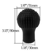 Vites Topuzu Kılıfı Silikon Yuvarlak Masajlı(SİYAH) thumbnail 5