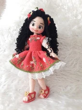 Aykız Bebek Amigurumi Organik Oyuncak - 2