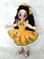 Yaz Bebek Amigurumi Organik Oyuncak thumbnail 1