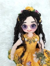 Yaz Bebek Amigurumi Organik Oyuncak thumbnail 4