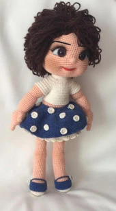 Buse Bebek Amigurumi Organik Oyuncak - 1