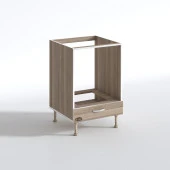 Kenzlife ankastre modülü kabini polonyum crd fırın ocak dolabı özel boy ayarlı ayaklı kapaklı thumbnail 3