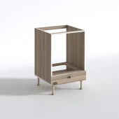 Kenzlife ankastre modülü kabini tulyum crd fırın ocak dolabı özel boy ayarlı ayaklı kapaklı thumbnail 3