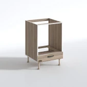 Kenzlife ankastre modülü kabini erbiyum crd fırın ocak dolabı özel boy ayarlı ayaklı kapaklı thumbnail 3