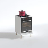 Kenzlife ankastre modülü kabini nobelyum byz fırın ocak dolabı özel boy ayarlı ayaklı kapaklı thumbnail 2