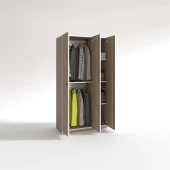 Kenzlife gardırop 3 kapılı kapaklı guzmanya crd 173*90*42 gardolap dolap ofis thumbnail 2