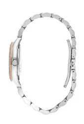 BP.3166C.530 Zirkon Taşlı Sedef Kadran Çelik Kasa&Kordon Kararma Renk Atma Yapmaz Kadın Kol Saati thumbnail 3