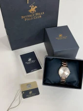 BP.3166C.530 Zirkon Taşlı Sedef Kadran Çelik Kasa&Kordon Kararma Renk Atma Yapmaz Kadın Kol Saati thumbnail 4