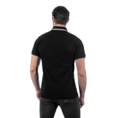 Şensel, Polo Yaka Tişört, Siyah-Beyaz -136E3750- Tshirt, T-shirt - 2