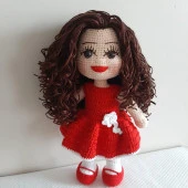 Hanzade Bebek Amigurumi Organik Oyuncak - 1
