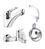 WUVERA Batarya Seti 4 Lü Banyo-lavabo-mutfak-duş Seti - 1