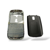 Nokia 302 Kapak Nokia Asha 302 uyumlu Siyah ön Kapak Arka Kapak Tuş Takımı - 3