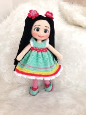 Sevimli Melek Bebek Amigurumi Organik Oyuncak - 2