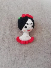Frida Anahtarlık Amigurumi Organik Oyuncak - 2