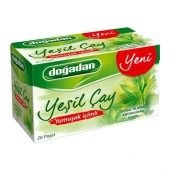 Doğadan Yeşil Çay Yumuşak İçimli Bitki Çayı 20Li 22 Gr - 1