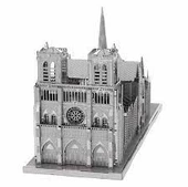 NOTRE DAME PARİS 3D Metal Maket Bulmaca Puzzle modeli kitleri DIY 14+ Yaş 117+ parça - 3