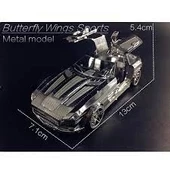 KELEBEK KANAT SPOR ARABA 3D Metal Maket Bulmaca Puzzle modeli kitleri DIY 14+ Yaş 85+ parça - 2