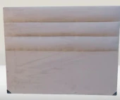 Başlık 90344 DK Çift Kişilik 120'lık Yatay Dilim Model Tay Tüyü Gri Pembe Kumaş ElYapım - 1