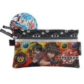 Bakugan Kalem Çanta Kalemlik Çift Gözlü Desenli - 2