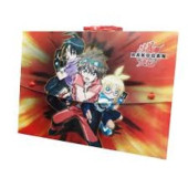 Bakugan Plastik Resim Proje Çantası 35 x 50 CM Çok Renkli - 1