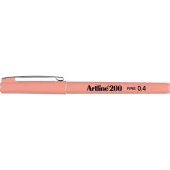 Artline 200n Fine Keçe Uçlu Yazı Kalemi 0,4 Mm Kayısı - 1