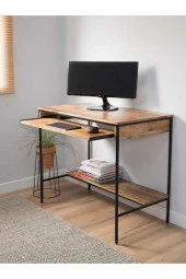 servetavcı Klavyelikli Çalışma Masası - Atlantik Çam 100x50 - 1