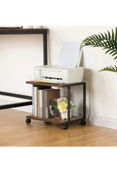 servetavcı Yazıcı Sehpası - Ceviz (Tekerli) thumbnail 1