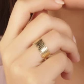 ZikZak Altın Yüzük 14K Gold - 2