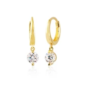 Tektaş Altın Sallantılı Küpe 14K Gold thumbnail 1